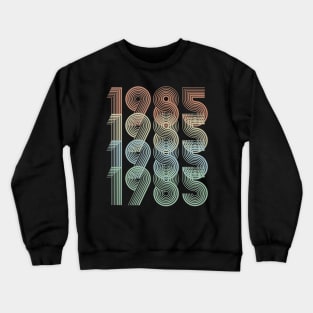 Vintage 1985 35th Birthday Men Women Crewneck Sweatshirt